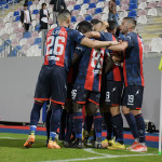 Croton vs Picerno Lega Pro 2022-2023. Otctober 30, 2022 at Stadio Ezio Scida in Crotone
In foto: Festa gol Crotone
