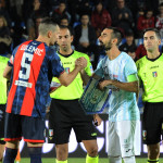 Crotone-Virtus Francavilla
Lega Pro 2022-2023. 18 Ottobre, 2022 Stadio Ezio Scida, Crotone
In foto: Saluti Riccardo Idda e Vladimir Golemic