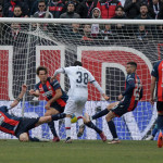 Conclusione Talia e braccio Bove in area rigore