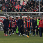 Squadra a fine partita tifosi Crotone