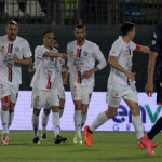 Stadio Ezio Scida, Crotone
31 Maggio 2023
Playoff Lega Pro 2022-2023
In foto: esultanza Foggia dopo gol 2-1 di Frigerio