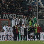 Stadio Ezio Scida, Crotone
31 Maggio 2023
Playoff Lega Pro 2022-2023
In foto: Giocatori Foggia festeggiano a fine partita con i tifosi